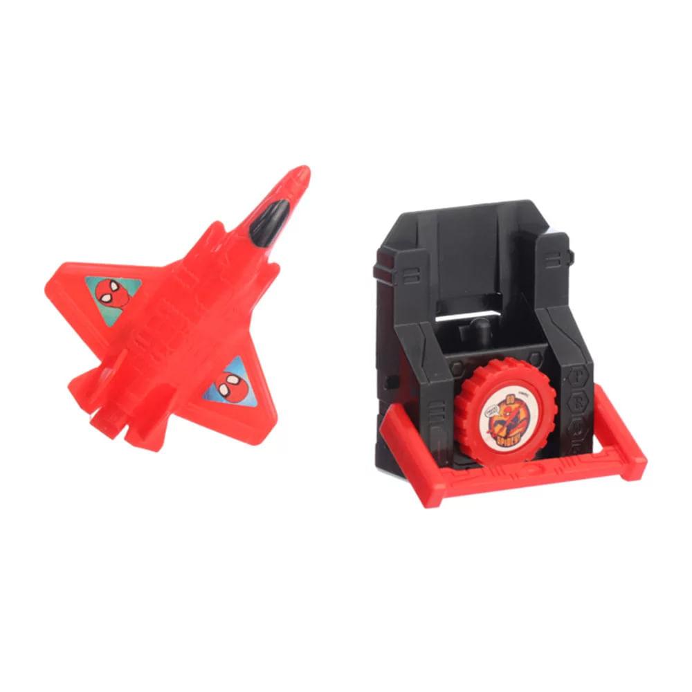 Aviao Com Lançadora Homem Aranha Etilux - 2