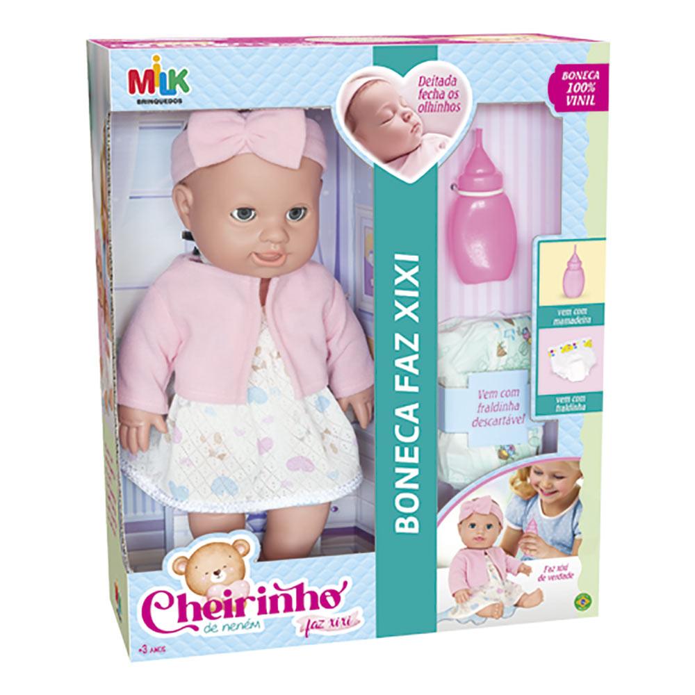 Boneca Cheirinho de Neném Faz Xixi Milk - 1