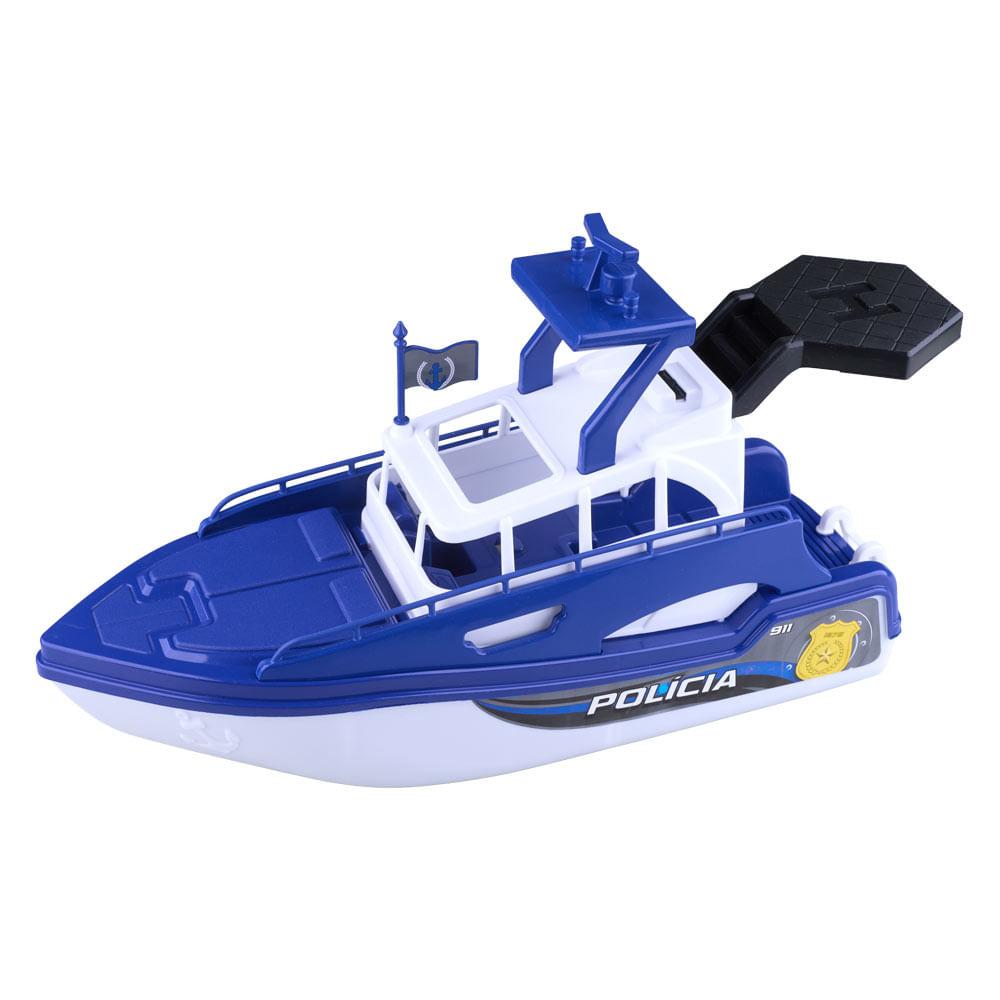 Lancha Patrulha Naval Polícia Samba Toys - 4