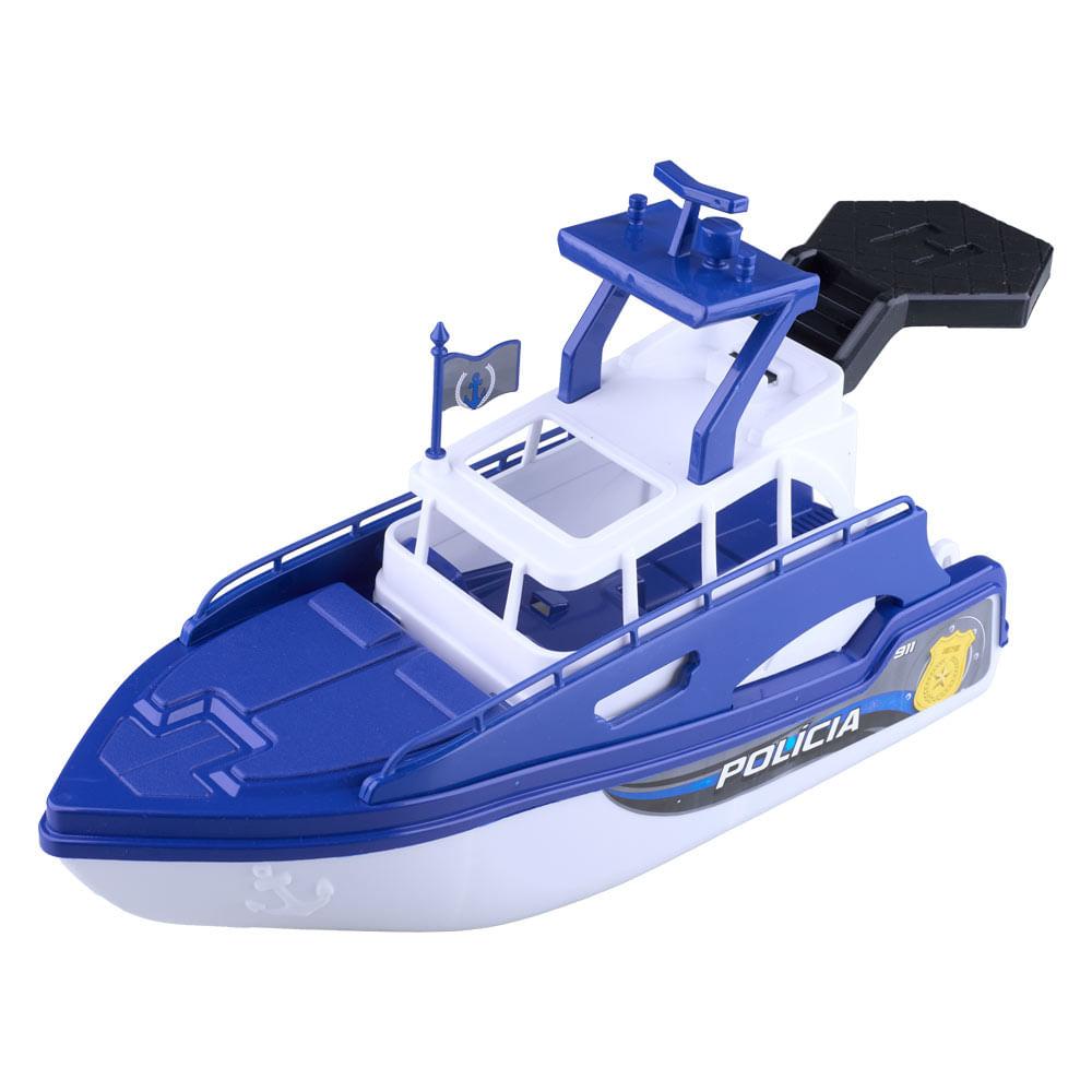 Lancha Patrulha Naval Polícia Samba Toys - 6