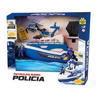 Lancha Patrulha Naval Polícia Samba Toys - 2