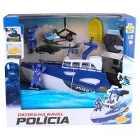 Lancha Patrulha Naval Polícia Samba Toys - 9