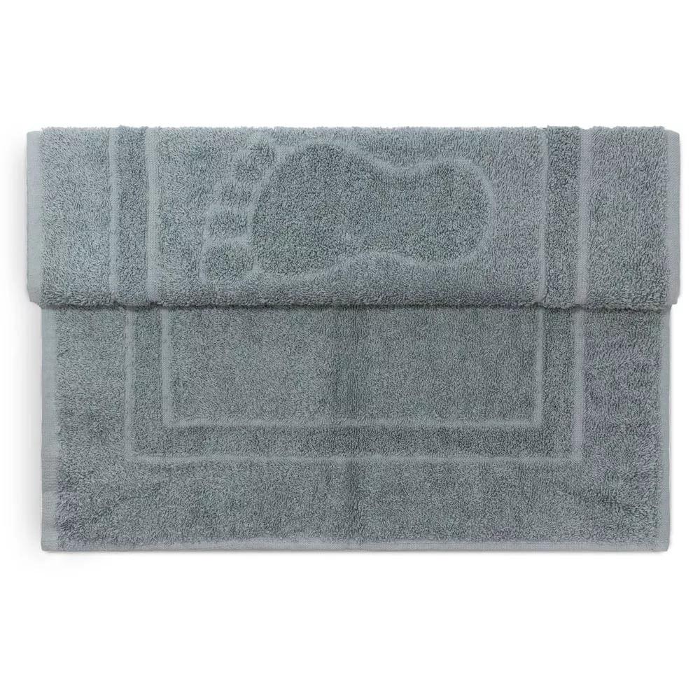 Toalha de Piso Pegada Camesa Cinza - 1