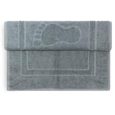 Toalha de Piso Pegada Camesa Cinza