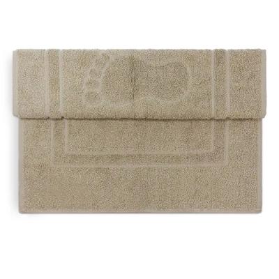 Toalha de Piso Pegada Camesa Bege