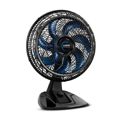 Ventilador de Mesa 40cm 7 Pás Arno Xtreme VE70 Preto com Azul 127V