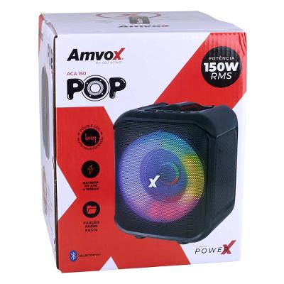 Caixa Amplificada Bluetooth Amvox ACA150 Pop 150W