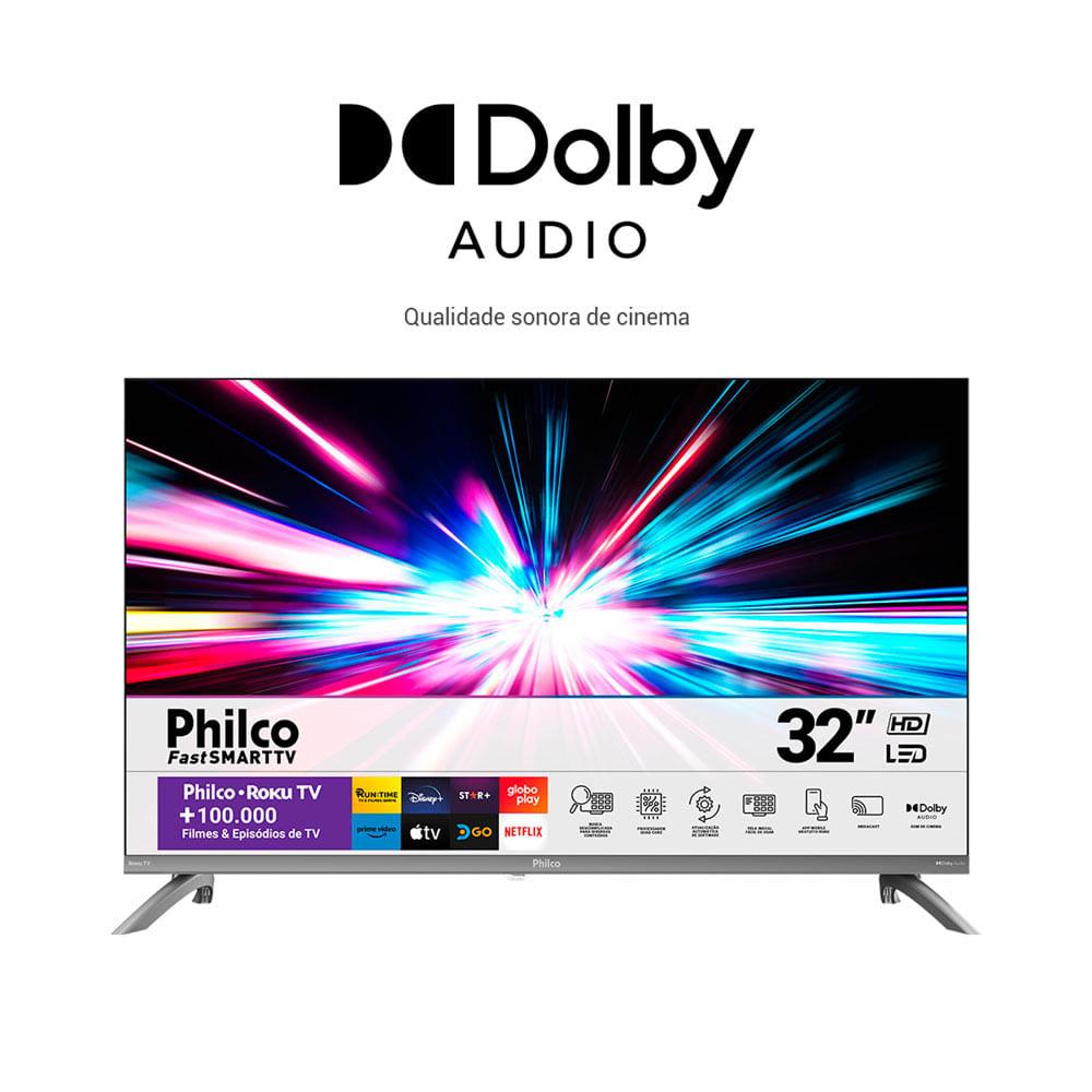 Smart TV 32" Philco LED Roku Tv HD Dolby Audio P32CRA - 4