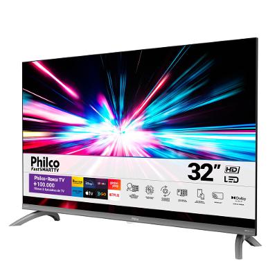 Smart TV 32" Philco LED Roku Tv HD Dolby Audio P32CRA