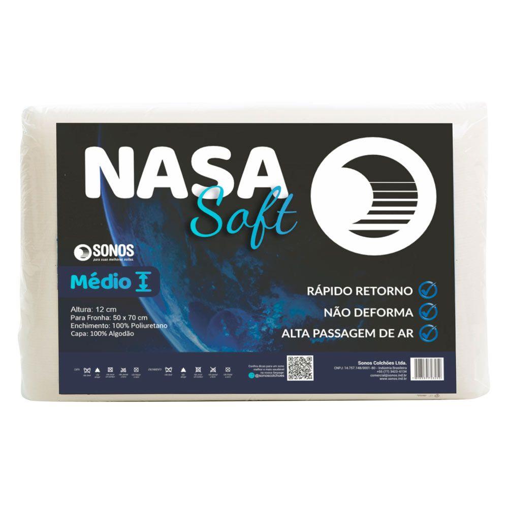 Travesseiro Sonos Nasasof Medio 12cm - 2