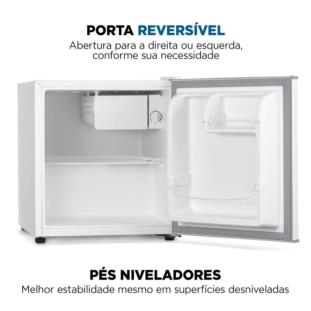 Frigobar Mondial 46 Litros Porta Reversível Branco FGB-01-W50 127V - 5