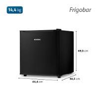 Frigobar Mondial 46 Litros Porta Reversível Preto FGB-01-B50 220V - 13