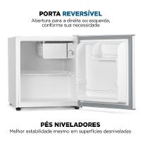 Frigobar Mondial 46 Litros Porta Reversível Branco FGB-01-W50 220V - 5