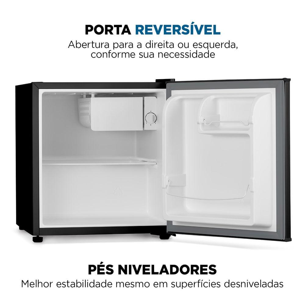 Frigobar Mondial 46 Litros Porta Reversível Preto FGB-01-B50 127V - 5
