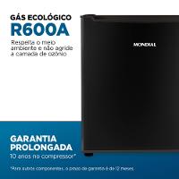 Frigobar Mondial 46 Litros Porta Reversível Preto FGB-01-B50 127V - 6