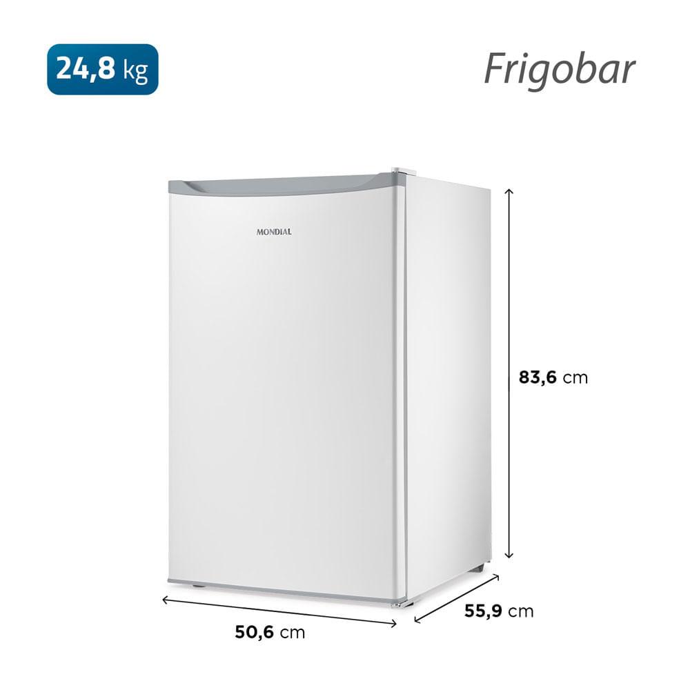 Frigobar Mondial 120 Litros Porta Reversível Branco FGB-01-W120 110V - 8