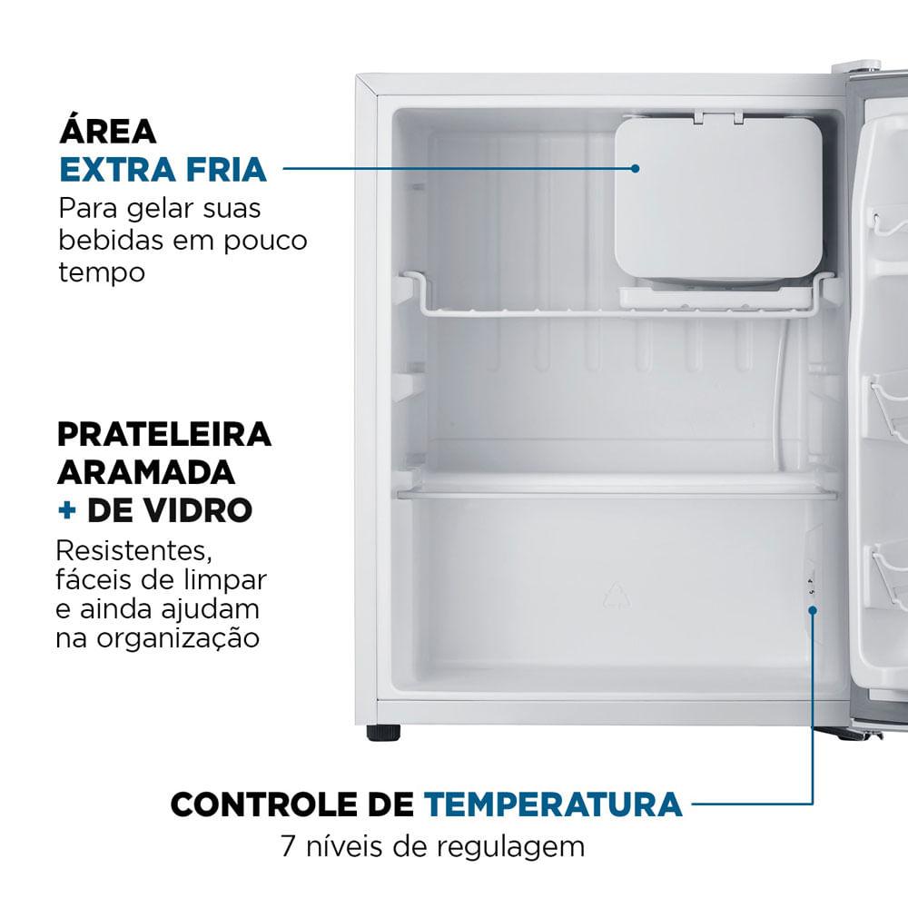 Frigobar Mondial 73 Litros Porta Reversível Branco FGB-01-W80 127v - 3