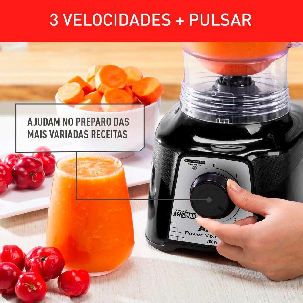 Liquidificador Arno Power Mix Essential Preto LQ19 220V - 9