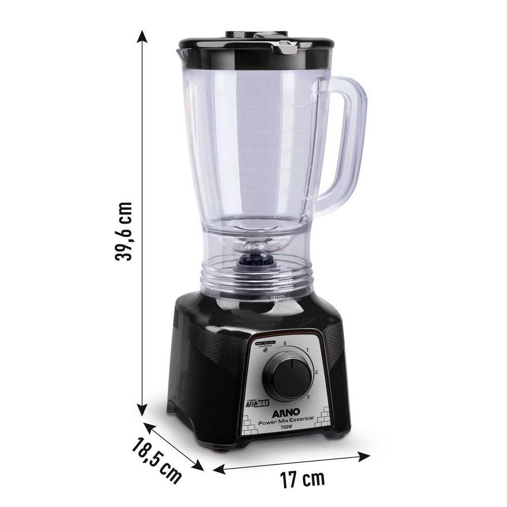 Liquidificador Arno Power Mix Essential Preto LQ19 220V - 10
