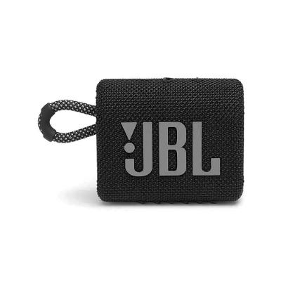 Caixa de Som JBL GO 3 Portátil à Prova D'água com Bluetooth Preta