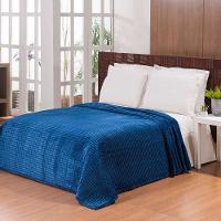Cobertor Cazza Mont Blanc Casal Navy - 1