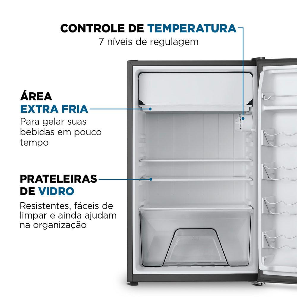 Frigobar Mondial 120 Litros Porta Reversível Preto FGB-01-B120 127V - 3