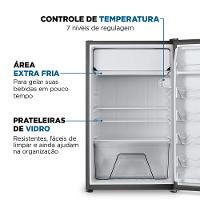 Frigobar Mondial 120 Litros Porta Reversível Preto FGB-01-B120 127V - 3