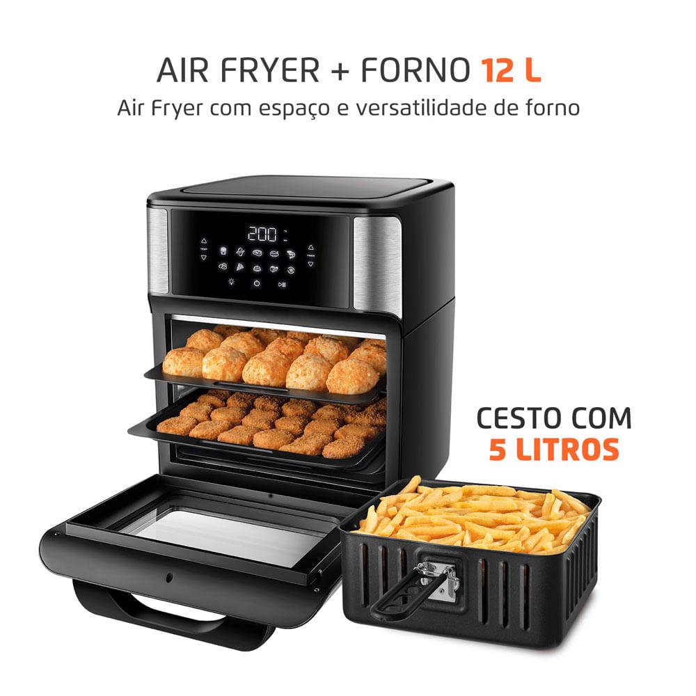 Fritadeira Air Fryer Forno Oven 12L 220V - Mondial - 5