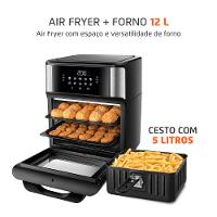 Fritadeira Air Fryer Forno Oven 12L 220V - Mondial - 5