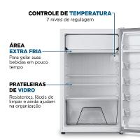 Frigobar Mondial 120 Litros Porta Reversível Branco FGB-01-W120 220v - 3