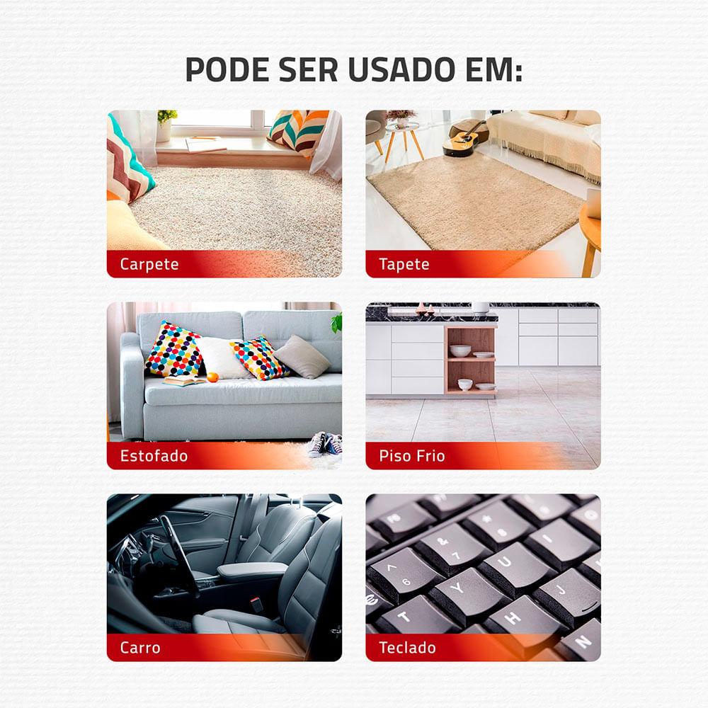 Aspirador de Pó Vertical Mondial Turbo Cycle 1100W AP-35 Preto e Laranja 220V - 7