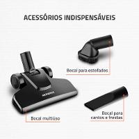 Aspirador de Pó Vertical Mondial Turbo Cycle 1100W AP-35 Preto e Laranja 220V - 6