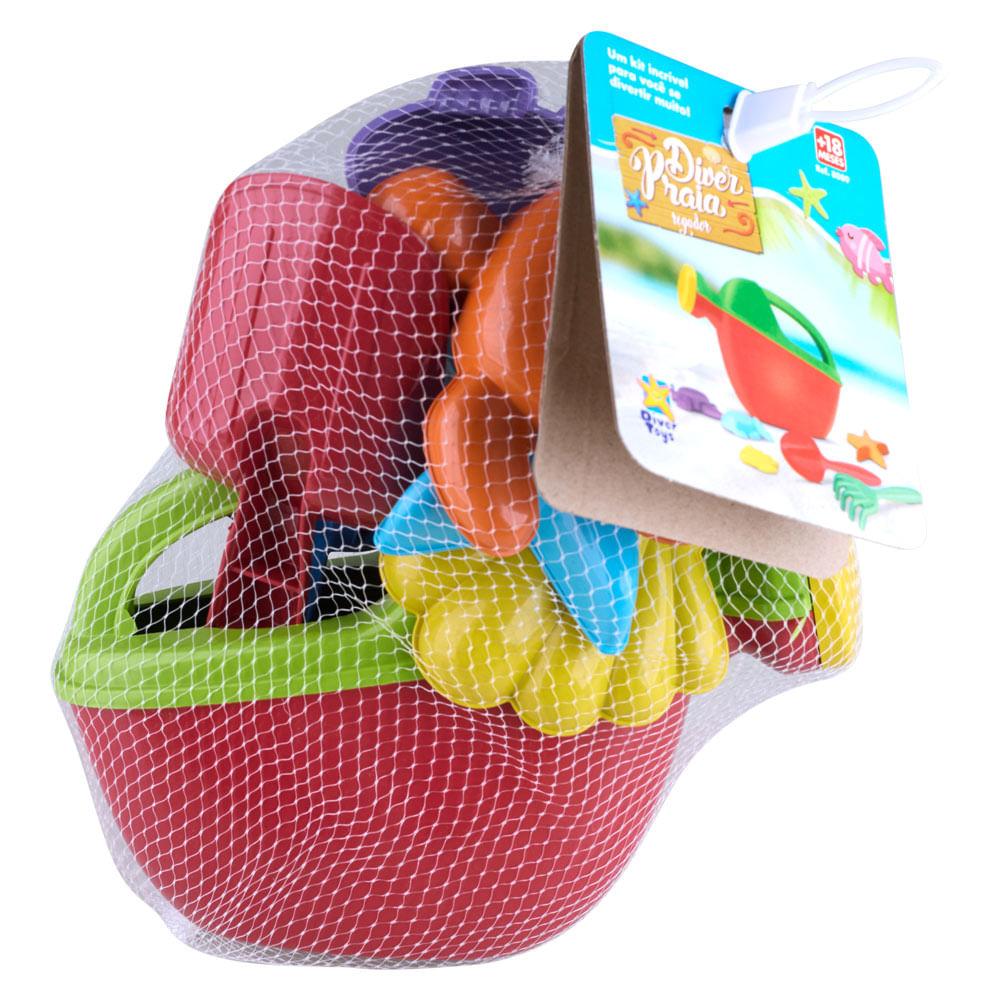 Balde De Praia Regador Divertoys - 5
