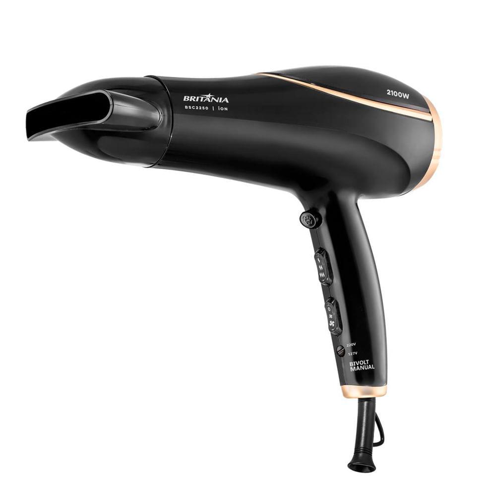 Secador De Cabelos Britânia 2100W BSC2250 Preto Bivolt - 5