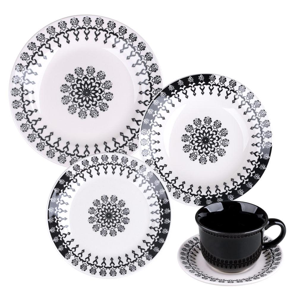 Aparelho de Jantar Oxford Donna Folk com 20 Peças - 2