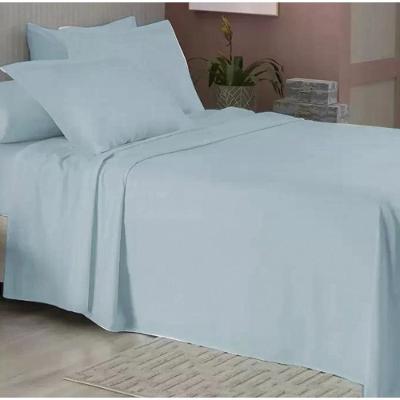 Jogo de Cama Queen Camesa Essencial Neo 100% Algodão Azul 4 Peças