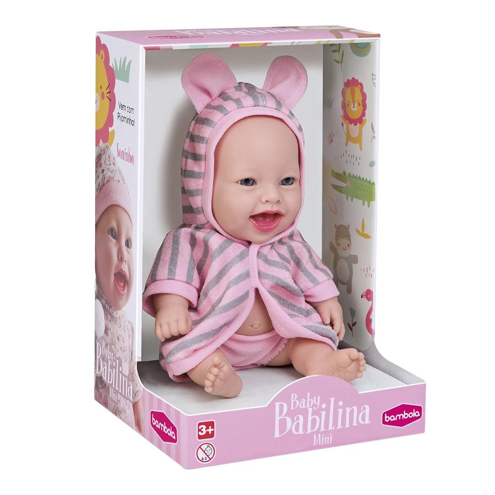Boneca Bambola Baby Babilina Mini Soninho - 2
