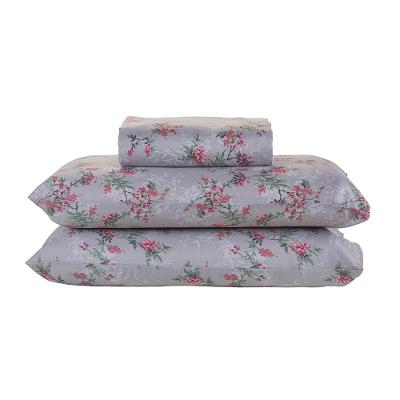 Jogo de Cama Casal Andreza Rosely Floral 100% Poliéster 3 Peças