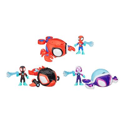 Mini Boneco Spidey Com Veiculo E Amigos Sortido Hasbro