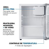 Frigobar Mondial 73 Litros Porta Reversível Branco FGB-01-W80 220v - 3
