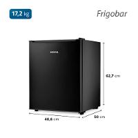 Frigobar Mondial 73 Litros Porta Reversível Preto FGB-01-B80 127V - 7