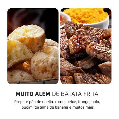 Fritadeira Sem Óleo Air Fryer 3,2L, Mondial Vermelho e Inox 1500W  AF-34-R 127V