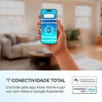 Ar Condicionado Split 9000 BTU's Inverter Aiwa Branco 220V - 8