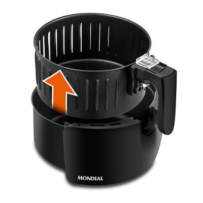 Fritadeira Air Fryer 3,5L Mondial AF35BF Preta 220V