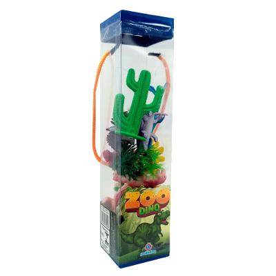 Conjunto Mini Dinossauros Polibrinq com 10 Peças