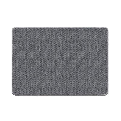 Tapete Jolitex Cristal 40x60cm Zinco Cinza