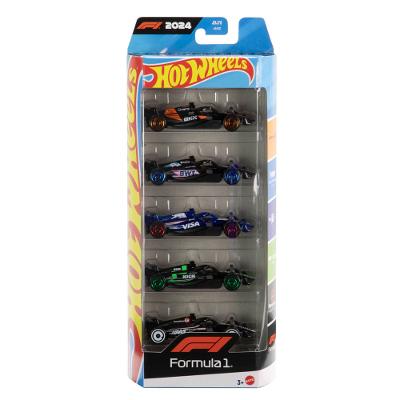 Carros Hot Wheels Fórmula 1 com 5 Unidades
