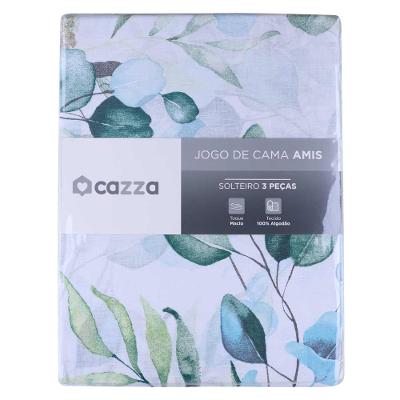 Jogo de Cama Solteiro Cazza Amis Algodão 3 Peças - Item Sortido