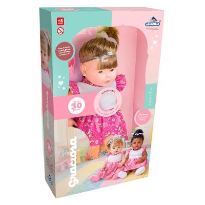 Boneca Graciosa Loira com Som Adijomar