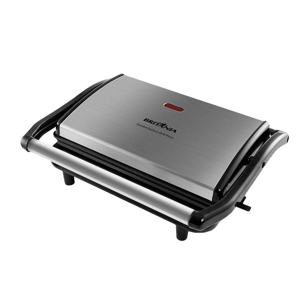 Grill e Sanduicheira Britânia BGR27I Press - 850W 220V - 1
